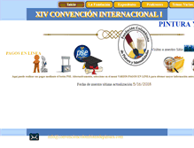 Tablet Screenshot of convencioncolombianadepintura.com